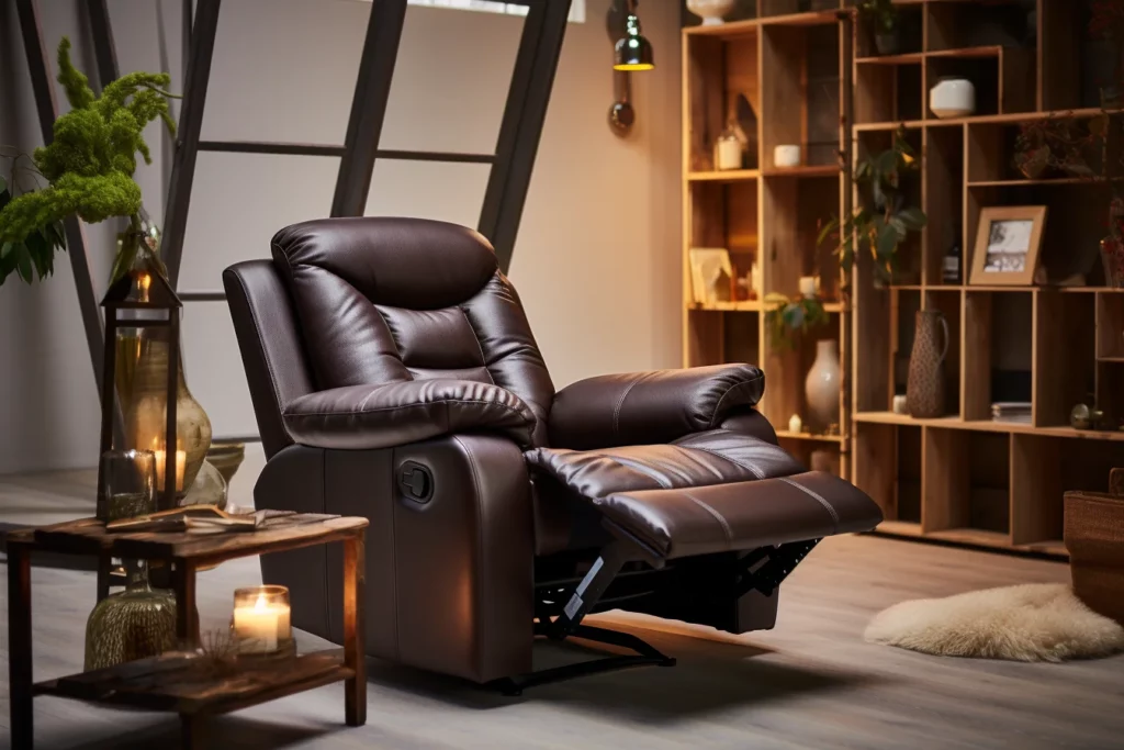 leather recliner image 