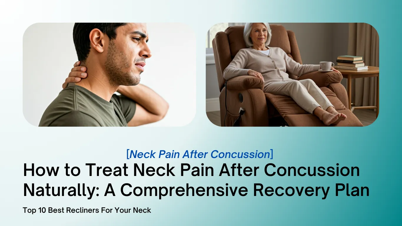 how to treat neck pain after concussion